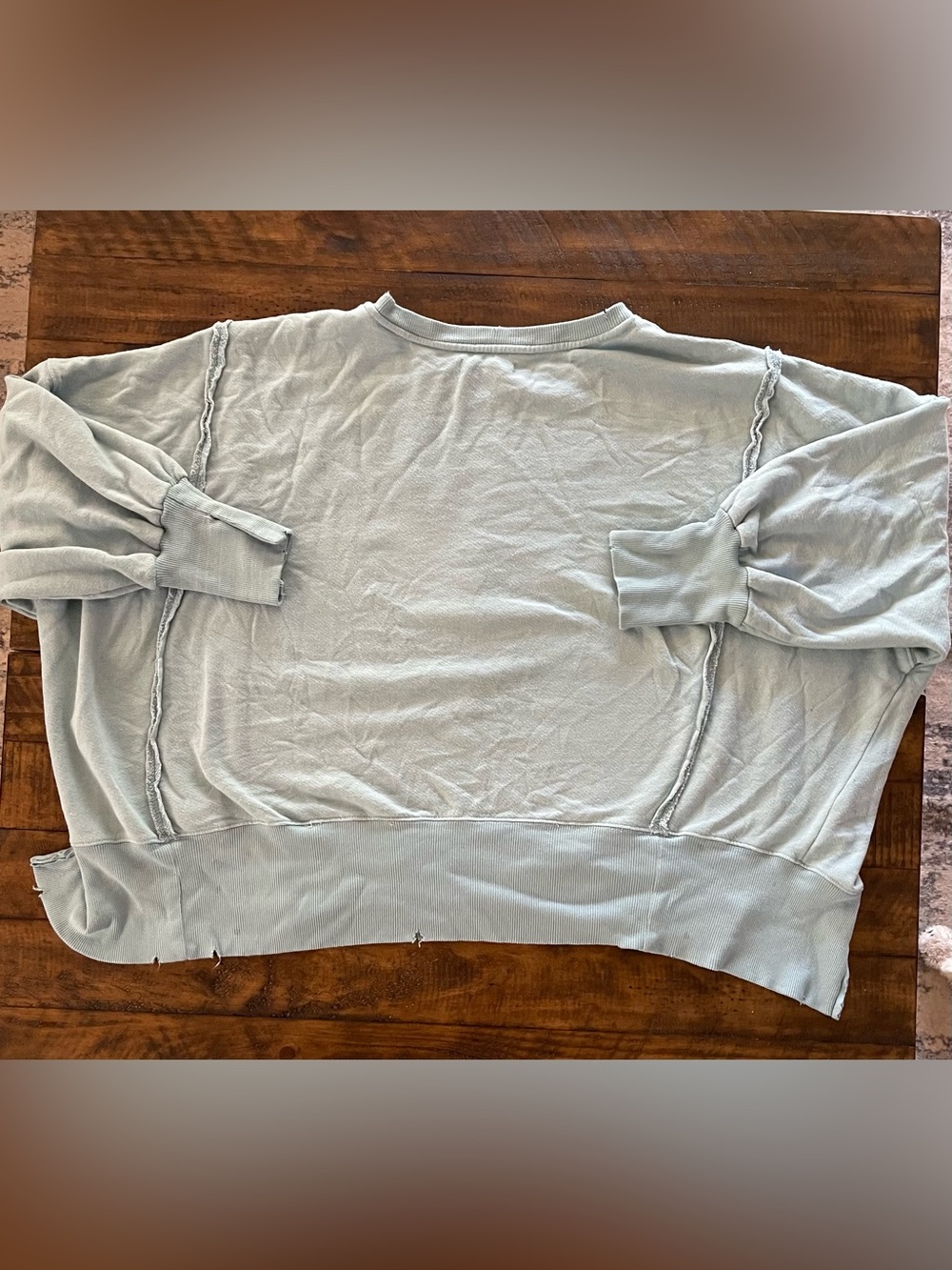 We The Free Graphic Camden Pullover- Sand Dollar Size Medium - Picture 5 of 8